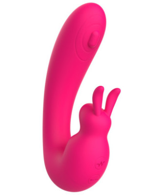 Vibromasseur 2 en 1 G-spot et C-spot USB Kala rose 